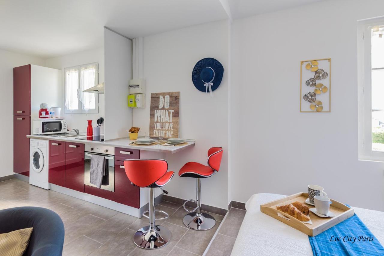 Studio Bleu - Parc Asterix - Mer De Sable - Villepinte - Aeroport Cdg Vemars ภายนอก รูปภาพ