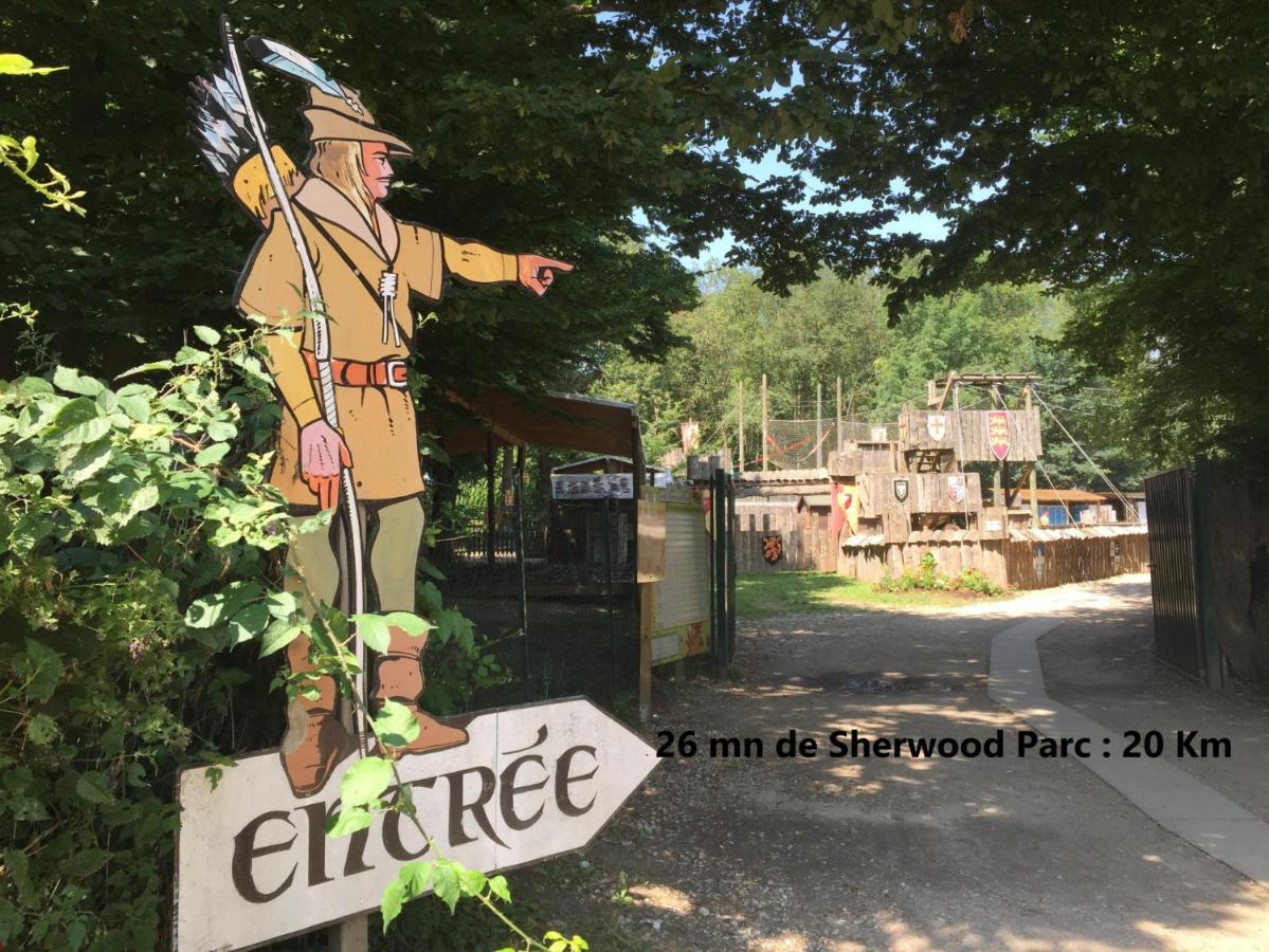 Studio Bleu - Parc Asterix - Mer De Sable - Villepinte - Aeroport Cdg Vemars ภายนอก รูปภาพ