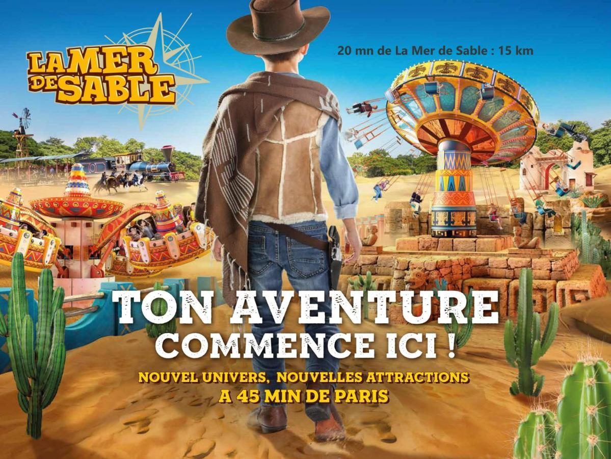 Studio Bleu - Parc Asterix - Mer De Sable - Villepinte - Aeroport Cdg Vemars ภายนอก รูปภาพ