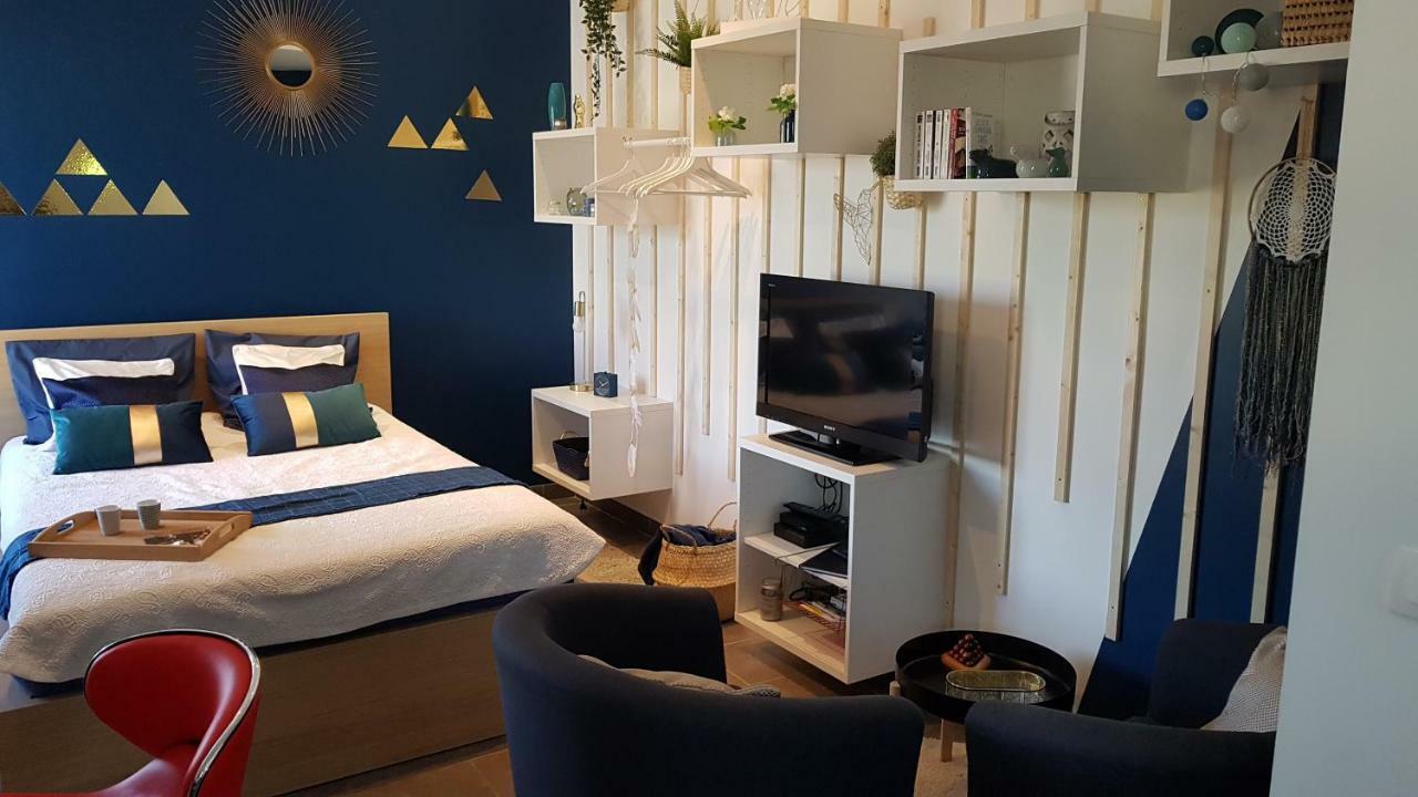 Studio Bleu - Parc Asterix - Mer De Sable - Villepinte - Aeroport Cdg Vemars ภายนอก รูปภาพ