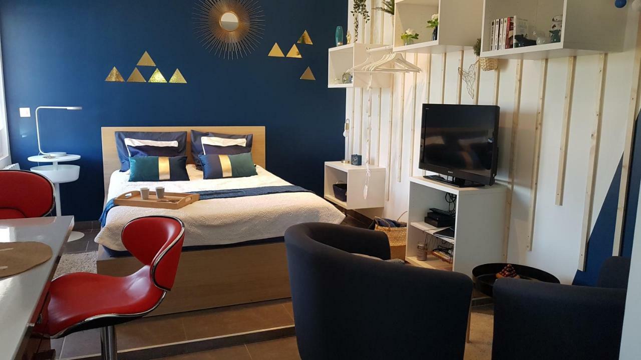 Studio Bleu - Parc Asterix - Mer De Sable - Villepinte - Aeroport Cdg Vemars ภายนอก รูปภาพ